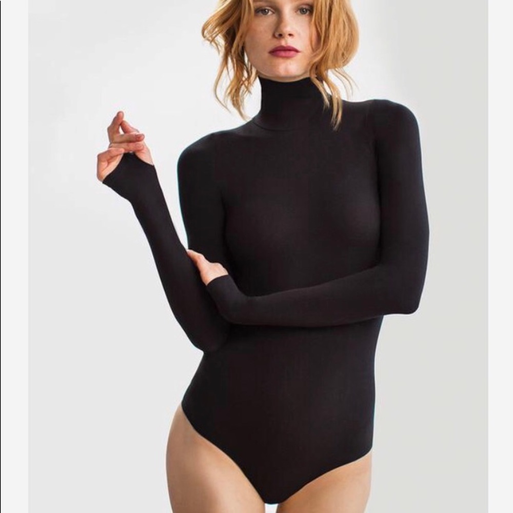 Commando ballet turtleneck bodysuit thong